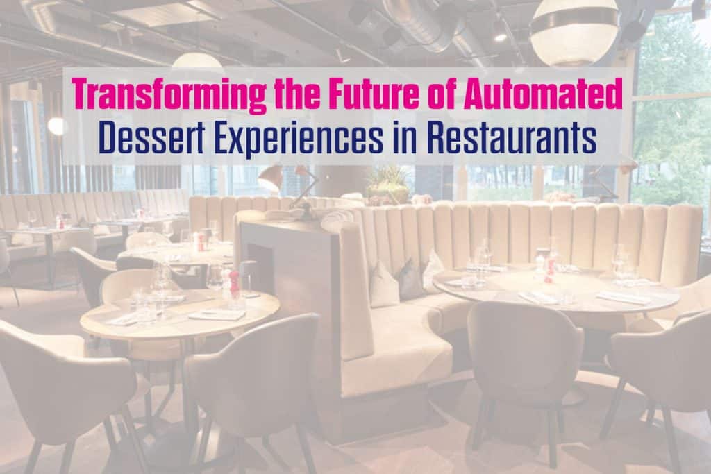 Zwirly automated soft serve machine in restaurant