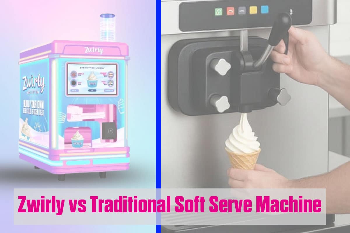 Zwirly vs Traditional Soft Serve Machine