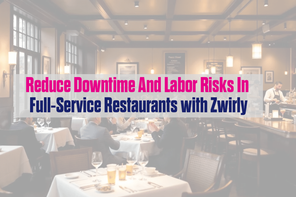 reduce downtime in full-service restaurants